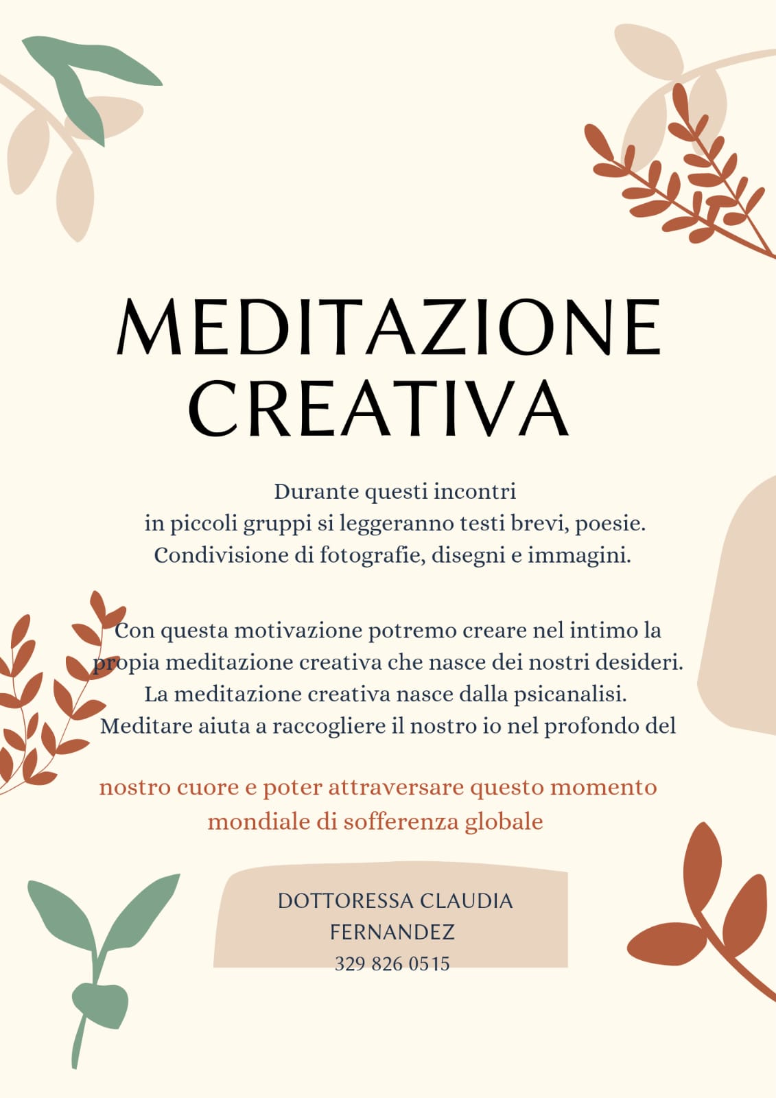 Incontri di Meditazione Creativa